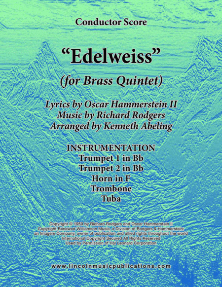 Edelweiss (arr. Kenneth Abeling)