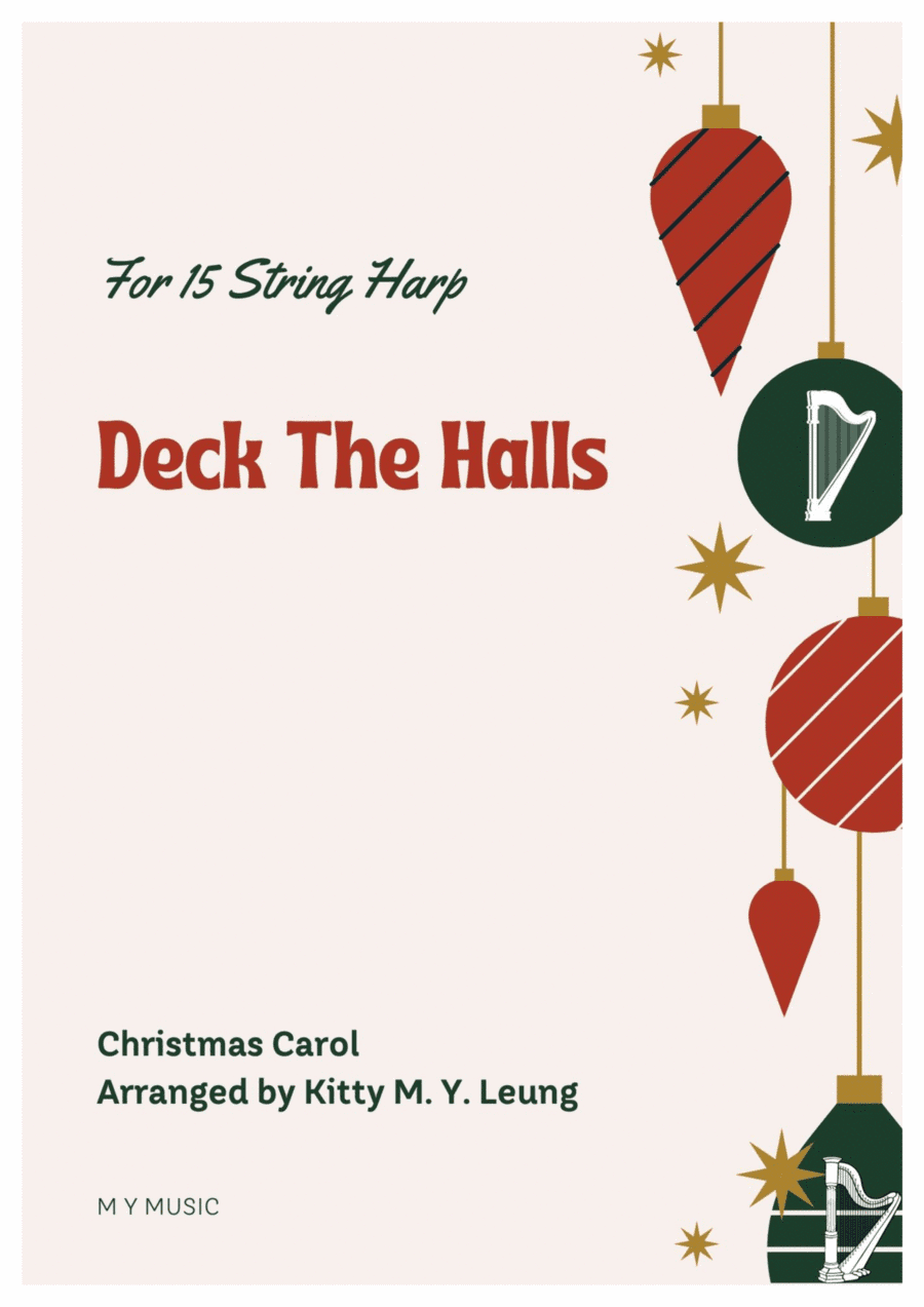 Deck The Halls - 15 String Harp (arr. Kitty M. Y. Leung)