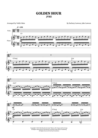 Golden Hour (arr. Valdir Maia)