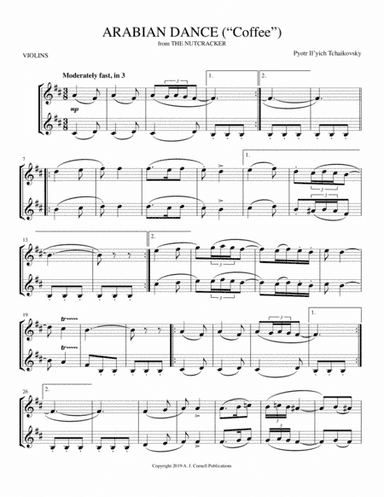 Arabian Dance (arr. Mark Phillips)