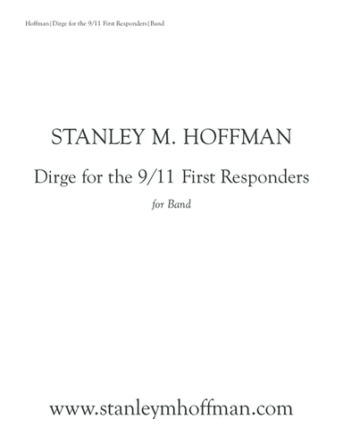 Dirge for the 9/11 First Responders