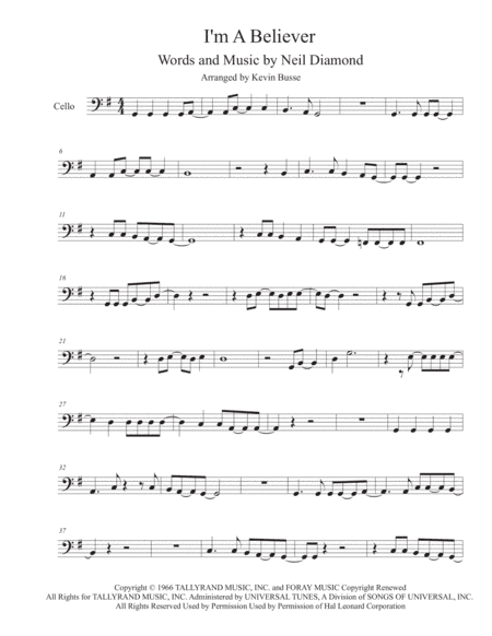 I'm A Believer (arr. Kevin Busse)