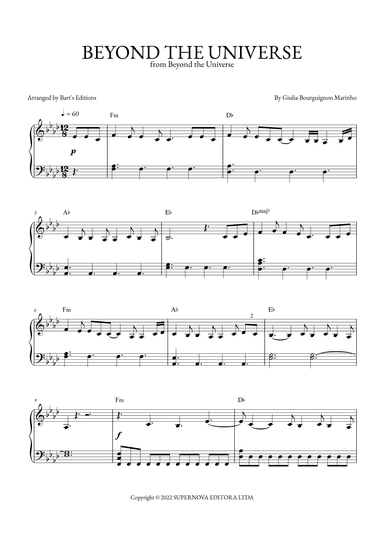 Beyond The Universe (arr. Bart's Editions)