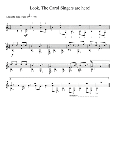 Look, The Carol Singers Are Here! (arr. Tudor Niculescu-Mizil)