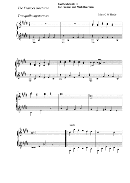 The Eastfields Suite 3   The Frances Nocturne