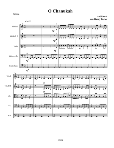 O Chanukah (arr. Randy Porter)