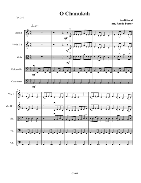 O Chanukah (arr. Randy Porter)