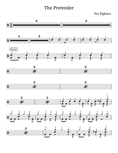The Pretender (arr. Anthony Freda)