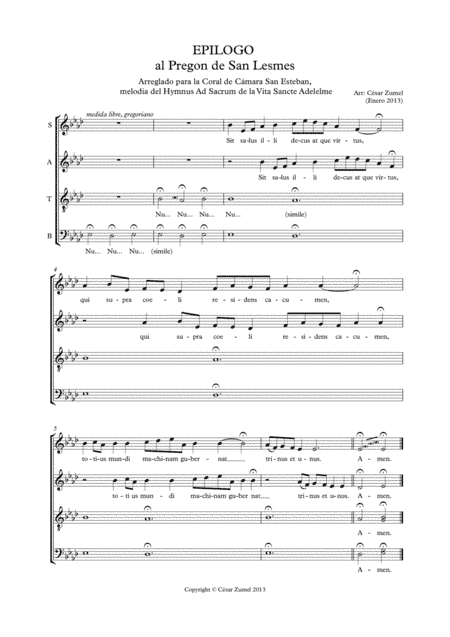 Epilogo "San Lesmes"