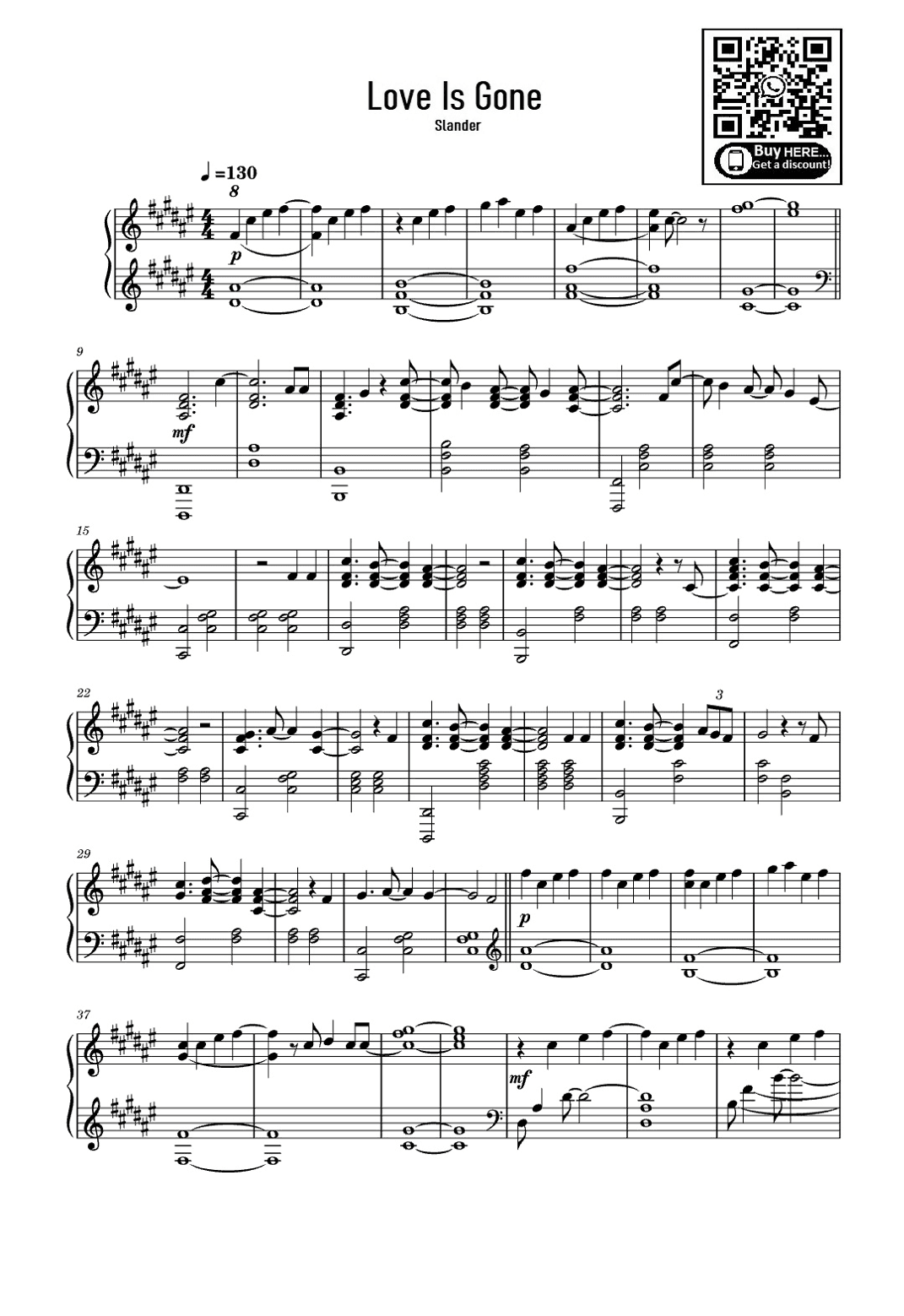 Love Is Gone (arr. eduardo)