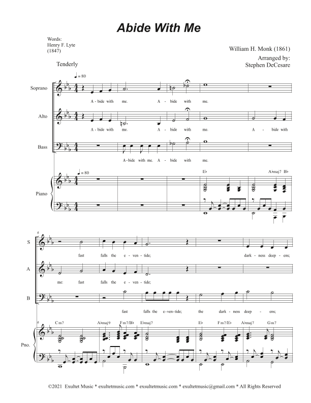Abide With Me (SAB) (arr. Stephen DeCesare)
