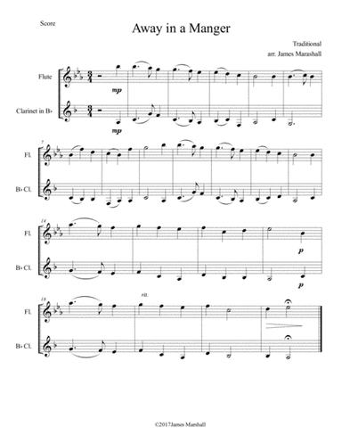 Away in a Manger (arr. James Marshall)