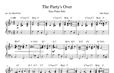 Party's Over (arr. John Fries)