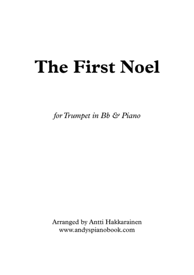 The First Noel - Trumpet & Piano (arr. Antti Hakkarainen)
