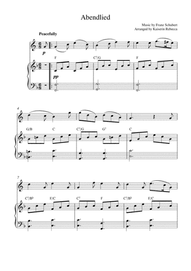 Abendlied (arr. Kaiserin Rebecca)