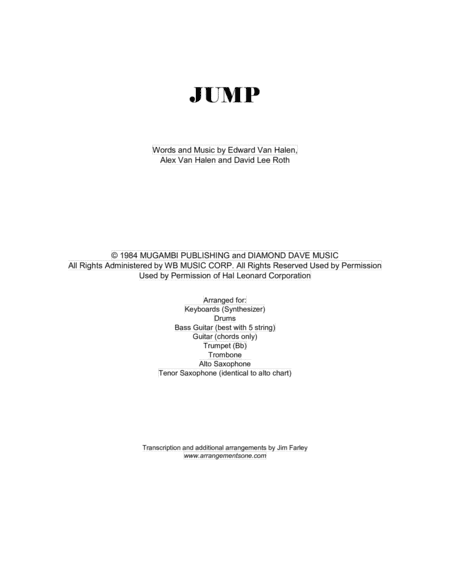 Jump (arr. Jim Farley)
