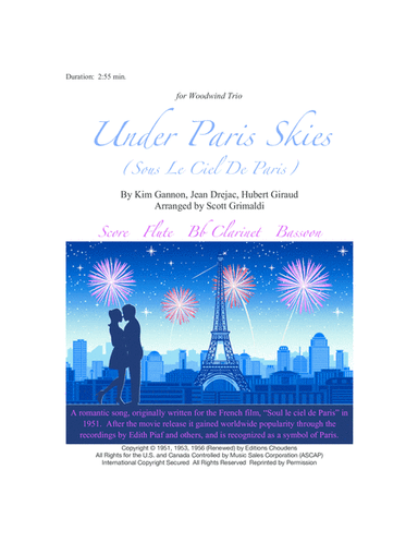 Under Paris Skies (arr. Scott Grimaldi)