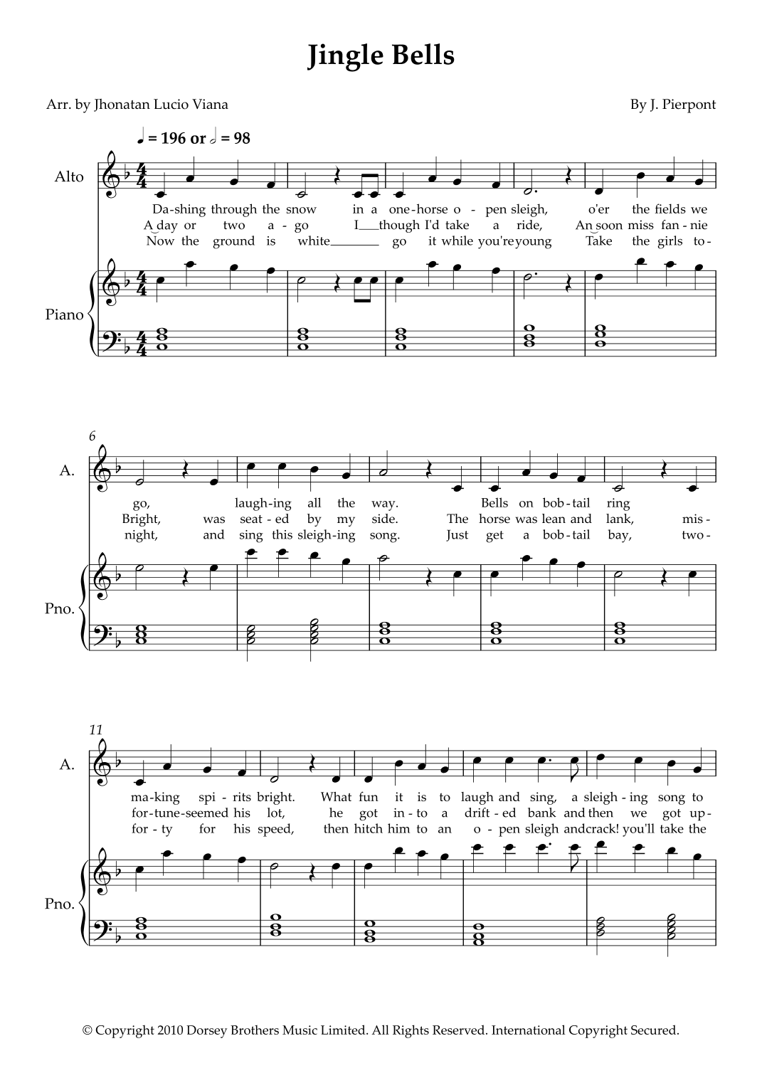 Jingle Bells (arr. Jhonatan Lucio Viana)