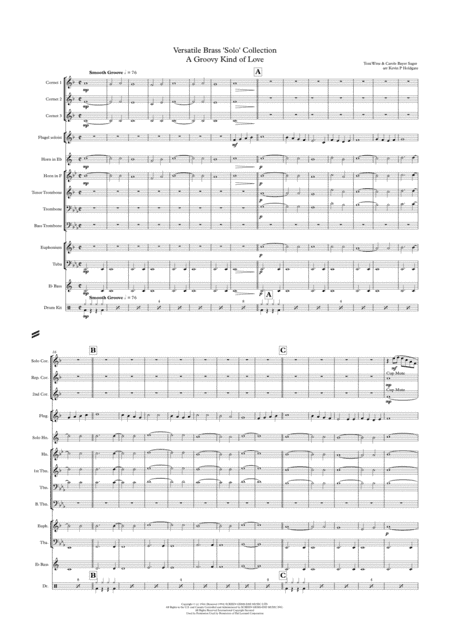 A Groovy Kind Of Love (arr. Kevin P Holdgate)