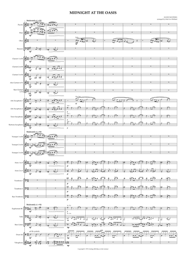 Midnight At The Oasis (arr. John Ivor Holland)