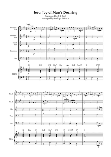 Jesu, Joy of Man's Desiring (arr. Rodrigo Faleiros)