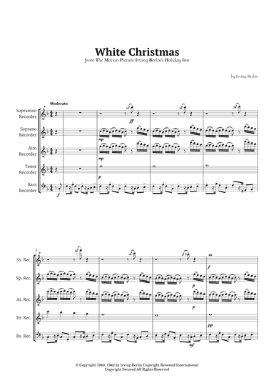 White Christmas (arr. Ander)