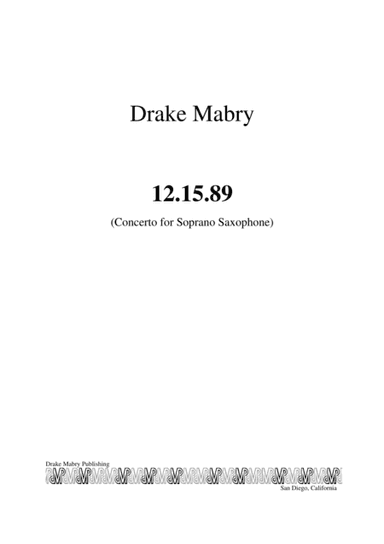 12.15.89 (Concerto for soprano saxophone) - parts