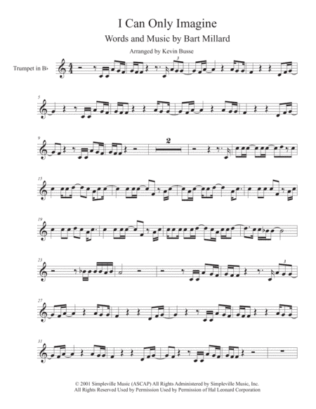 I Can Only Imagine (arr. Kevin Busse)