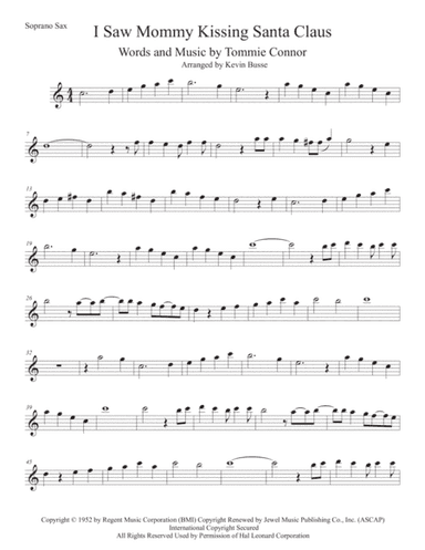 I Saw Mommy Kissing Santa Claus (arr. Kevin Busse)