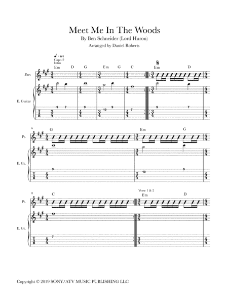 Meet Me In The Woods (arr. Daniel Roberts)