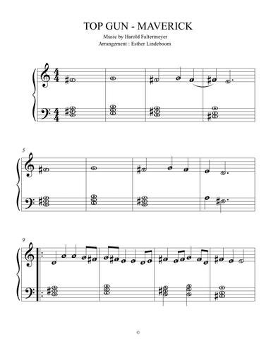 Top Gun: Maverick (main Theme) (arr. Esther Lindeboom)