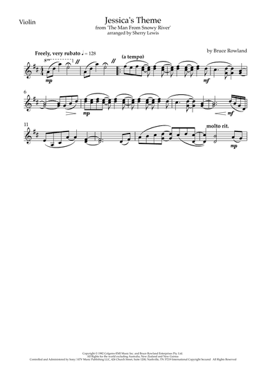 Jessica's Theme (breaking In The Colt) (arr. Sherry Lewis)