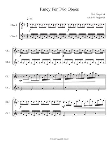 Fancy For Two Oboes No.1