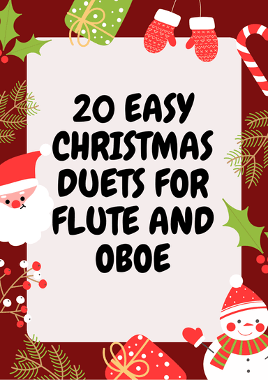 20 Easy Christmas Duets for Flute and Oboe (arr. Valdir Maia)