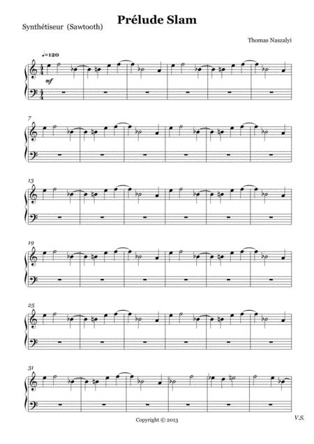 Prélude Slam/Synthesizer 2 PART