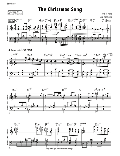 The Christmas Song (chestnuts Roasting On An Open Fire) (arr. Thomas Gunther)