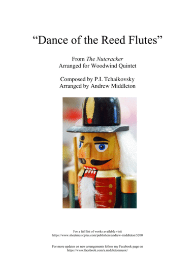Dance of the Reed Flutes arranged for Woodwind Quintet (arr. Andrew Middleton)