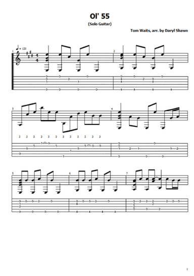 Ol' 55 (arr. Daryl Shawn)