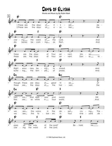 Days Of Elijah (arr. Brian Kim)