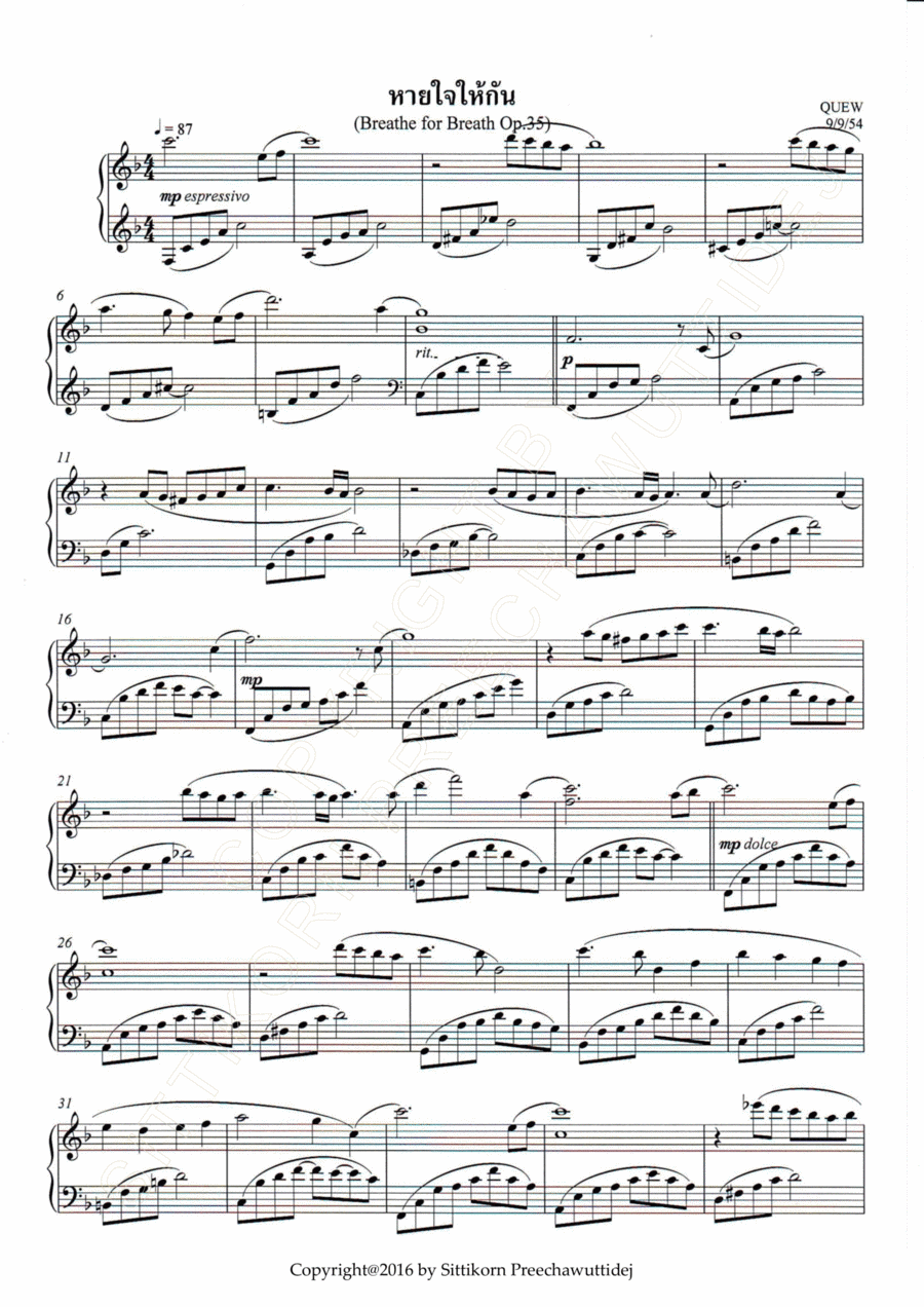 Op.35 Breathe for Breath [Dr.QUEW]