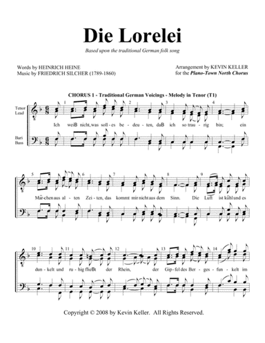 Die Lorelei (arr. Kevin Keller)