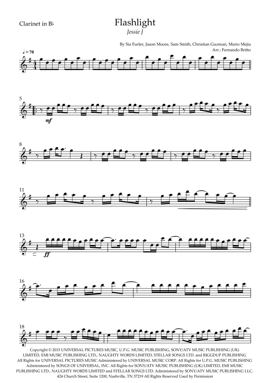 Flashlight (arr. Fernando Britto)