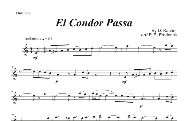 El Condor Pasa (arr. P. R. Frederick)