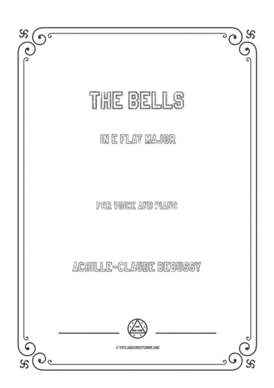 Debussy-The Bells in E flat Major,for voice and piano (arr. MSM)