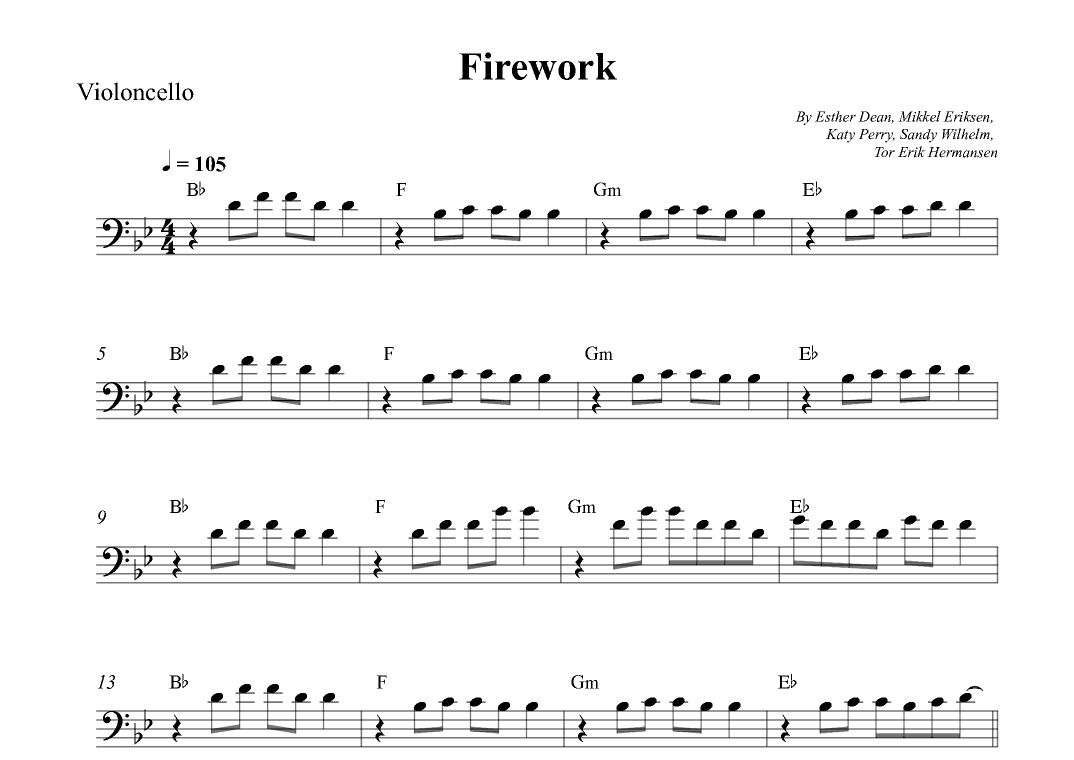 Firework (arr. Wesley S. SIlva)