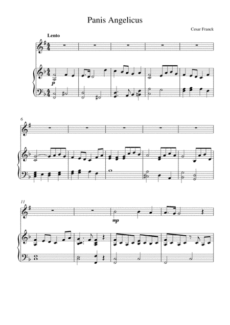 Panis Angelicus (arr. Kaiserin Rebecca)