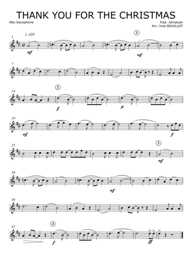 Thank You for the Christmas (arr. Yves Bouillot)