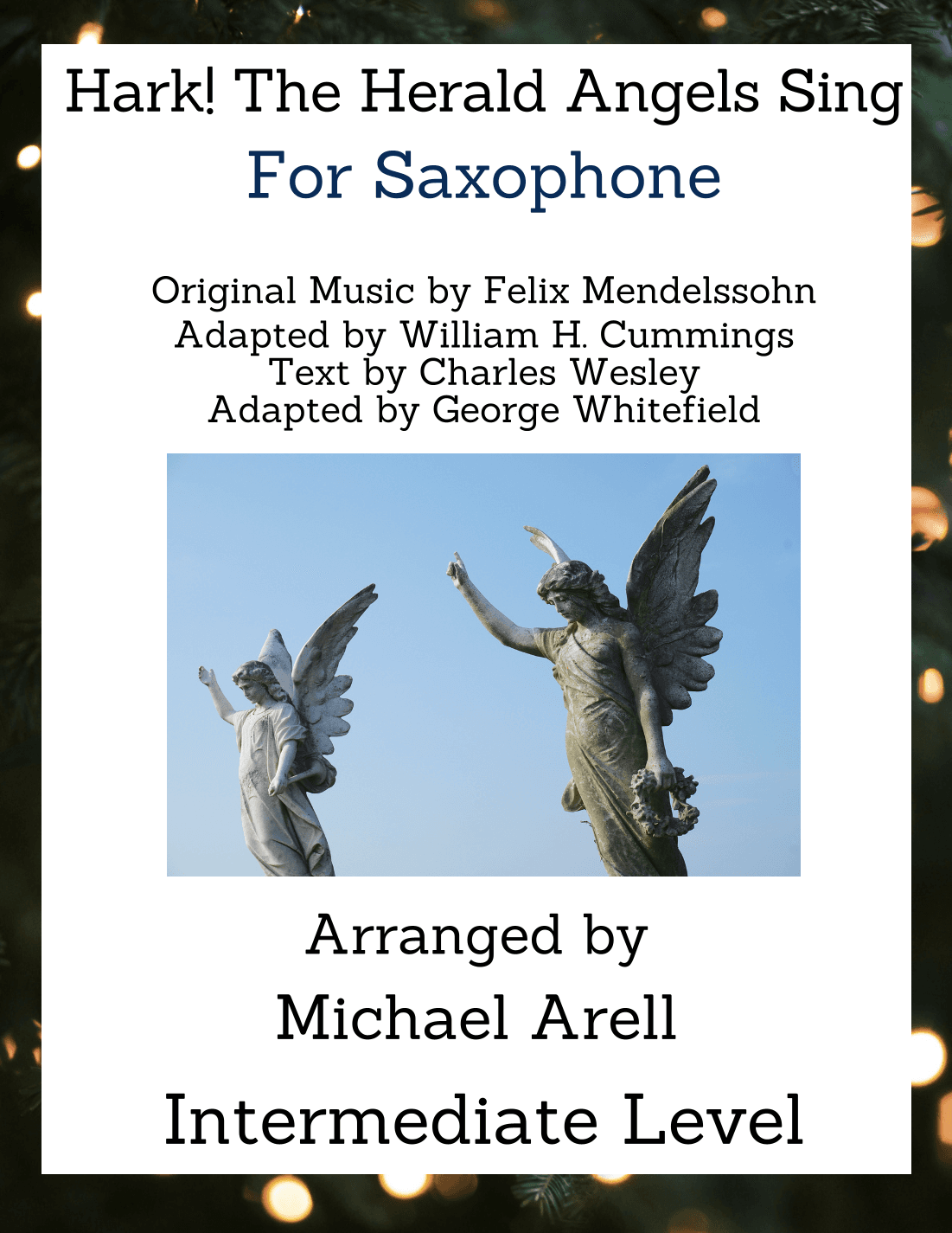 Hark The Herald Angels Sing--Saxophone (arr. Michael Arell)