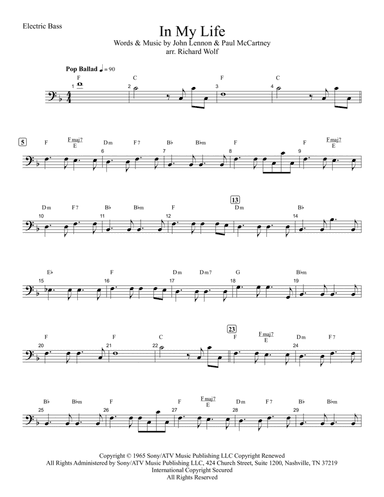 In My Life (arr. Richard Wolf)