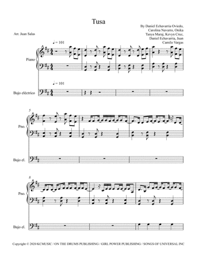 Tusa (arr. Juan Salas)